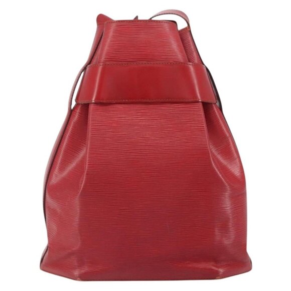 Authentic LOUIS VUITTON Epi Sac Depaule GM Shoulder Bag Red M80197 LV - Picture 9 of 16